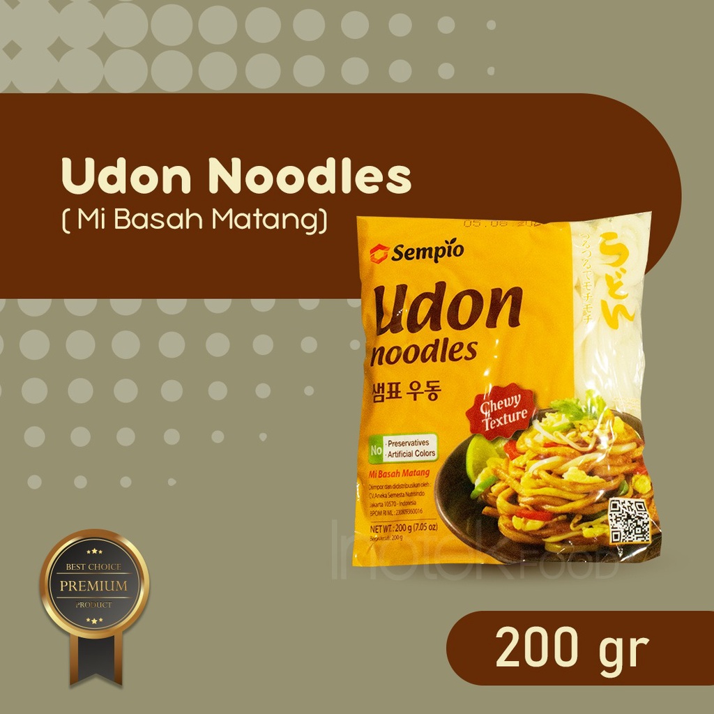 Jual SEMPIO FRESH UDON 200GR UDON NOODLES MIE BASAH MATANG MIE