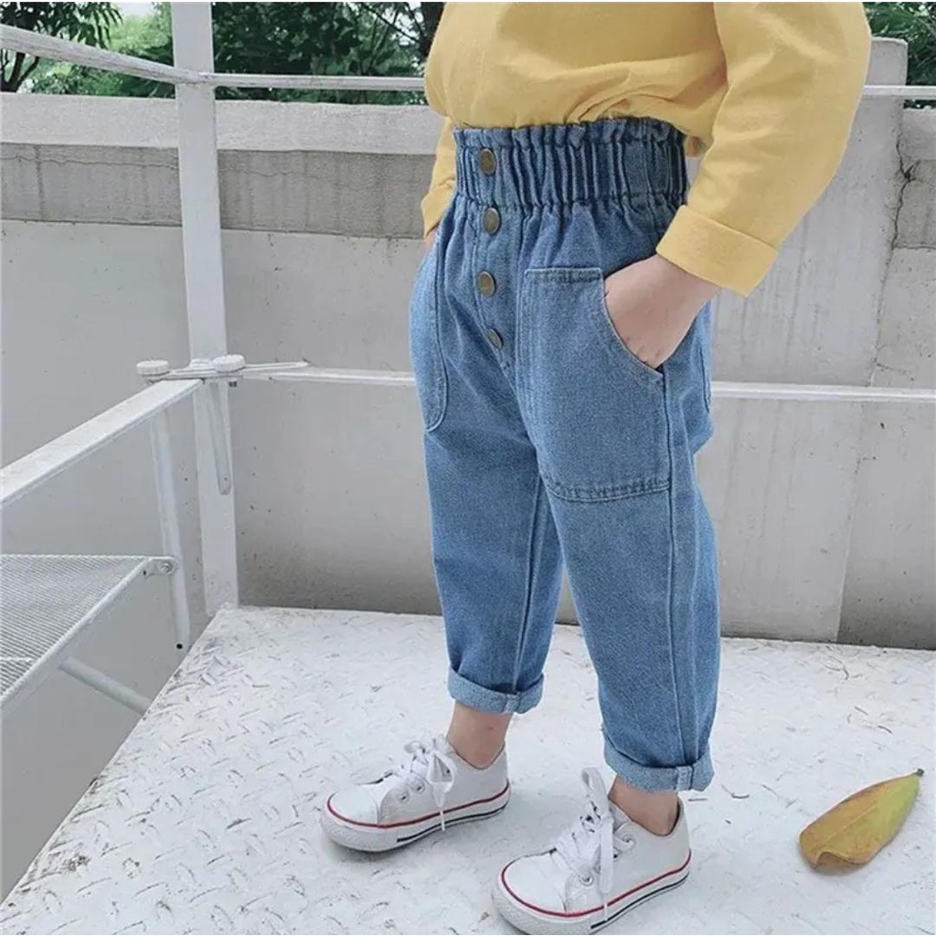 Jual Celana Jeans Anak Perempuan INARA 1 - 9 Tahun / Celana Jeans Anak
