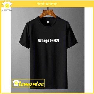 Jual Kaos Distro Pria Wanita Warga + 62 Kaos Cowok Cewek Sablon Gambar 