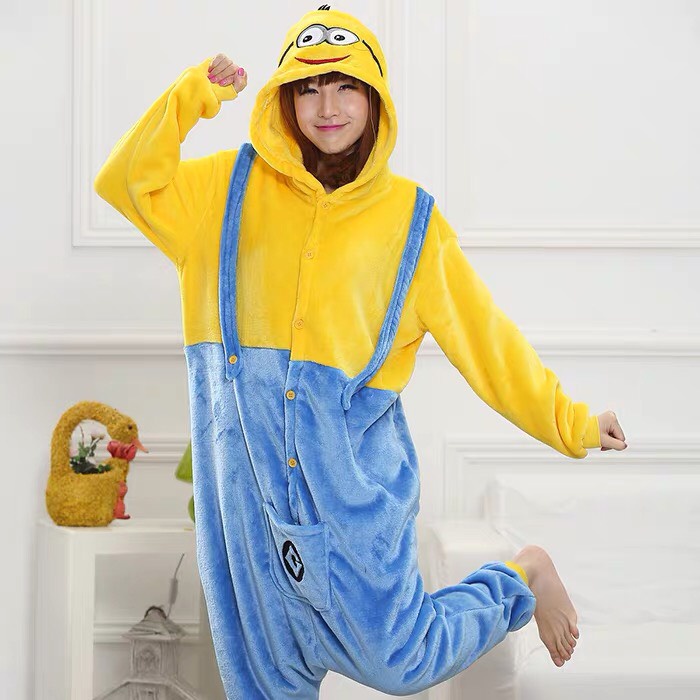 Jual Baju Onesie Kostum Minion Despicable Me Piyama Kigurumi Cosplay