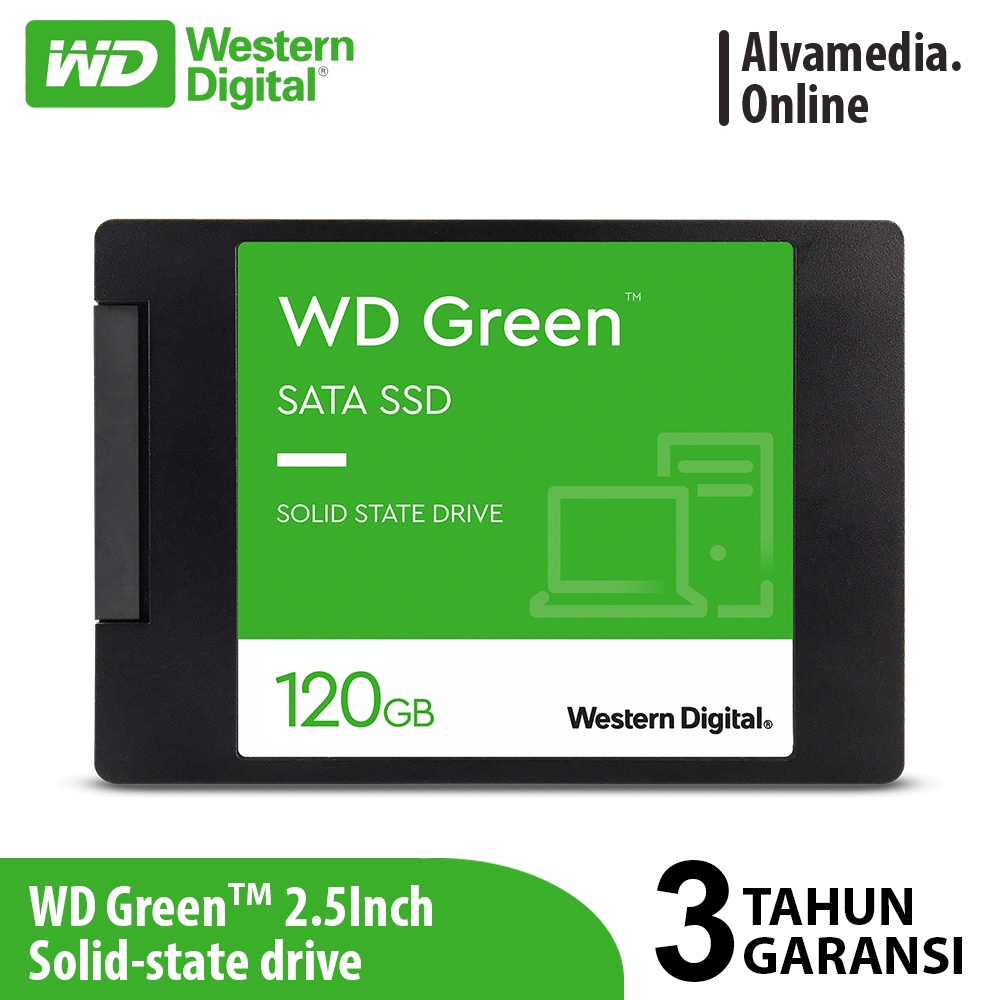 Jual SSD WD GREEN 120GB 240GB 480GB SATA III 6GB/s / SSD WD GREEN ...