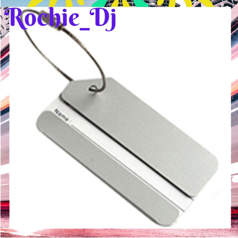 Jual NAME TAG TAS KOPER ALUMINIUM - 608 - SILVER | Shopee Indonesia