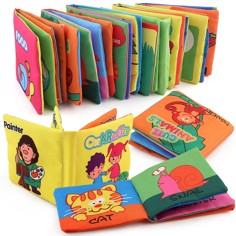 Buku kain soft book aman untuk bayi buku bantal edukatif mainan edukasi