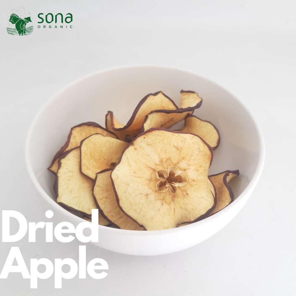 Jual Dried Apple 100gr Slice Apel Kering iris Sona Shopee Indonesia