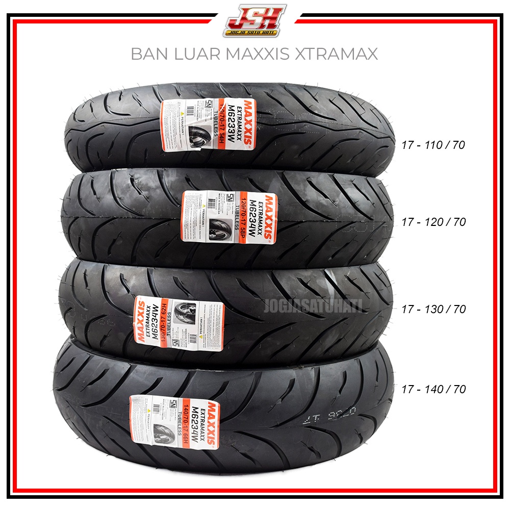 Jual Ban Motor Luar Supermoto Maxxis Xtramax 17 110/70 17 120/70 17