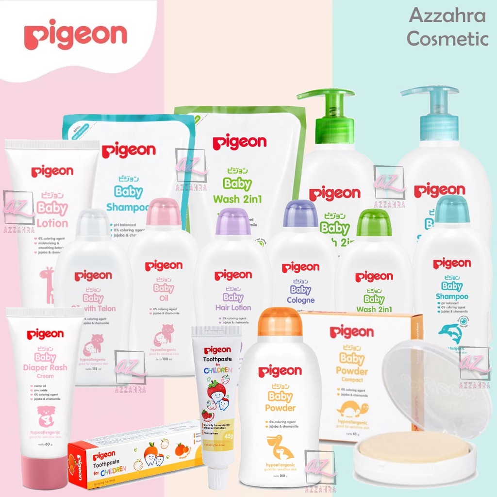 Jual PIGEON Baby Series Wash 2in1 Shampoo Powder Cologne Hair