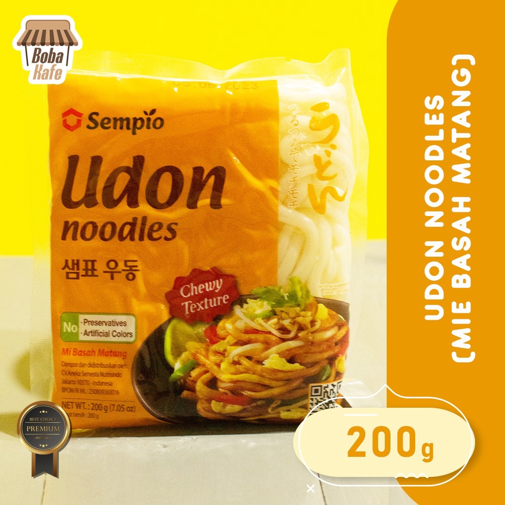 Jual SEMPIO FRESH UDON NOODLES 200GR MIE UDON KOREA HALAL Shopee