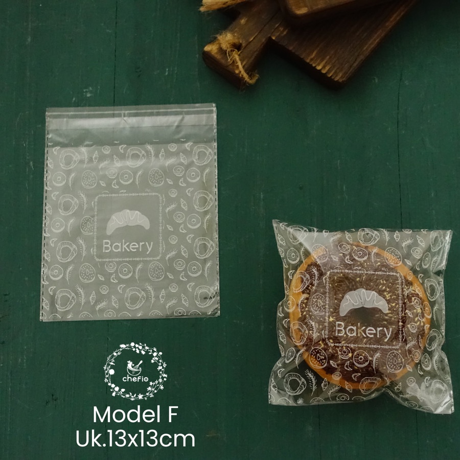 Jual Chefio Plastik Roti OPP Motif /Plastik Kue Cake Roti Tawar Sobek ...