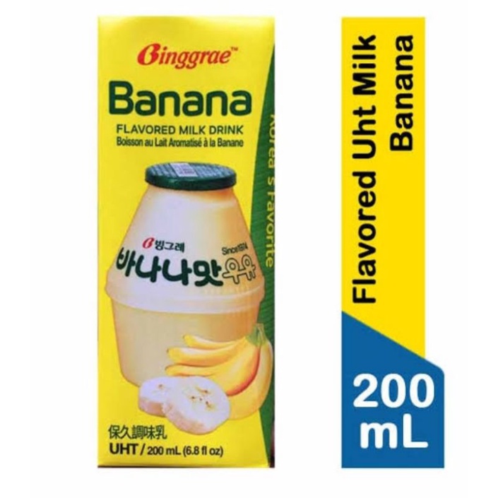 Jual Binggrae Banana Milk Flavored 200 Ml | Shopee Indonesia