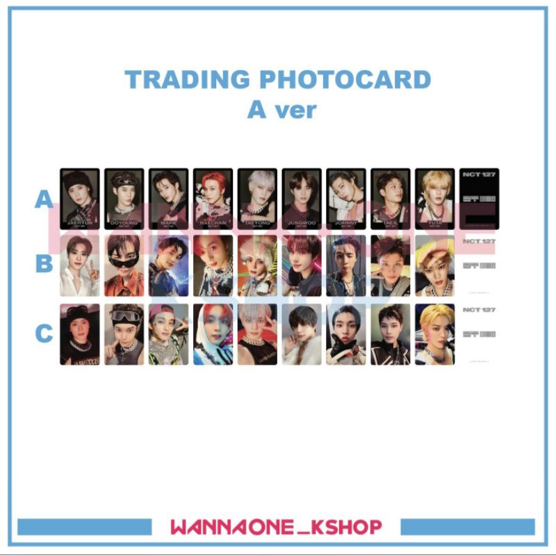 Jual photocard trading Ver. A nct 127 2 baddies popup store