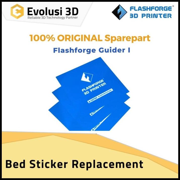 Jual Buildforge Original Flashforge 3D Printer Buildtak Bed Sticker ...
