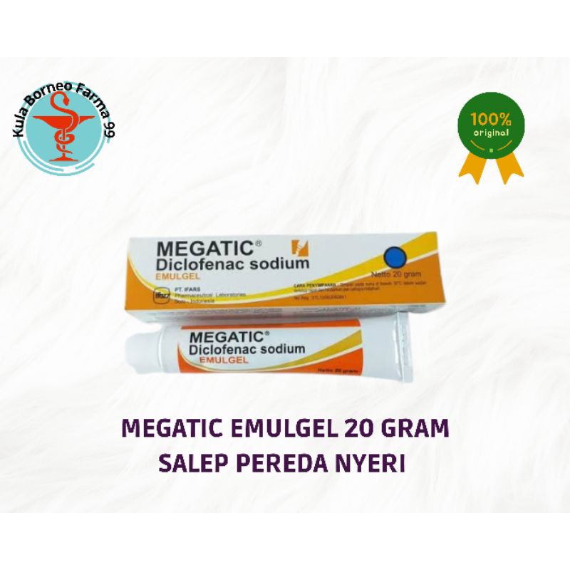 Jual Megatic Emulgel 20 Gram - Salep Pereda Nyeri | Shopee Indonesia
