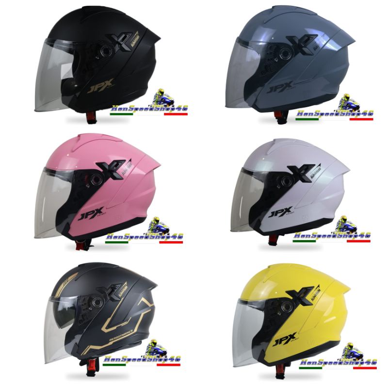 Jual Helm JPX half face NOVA X sold dan semi motif all varian keren Helm JPX Nova x terbaru