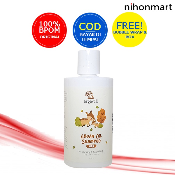 Jual Argavell Kids Argan Shampoo 240ml Shopee Indonesia