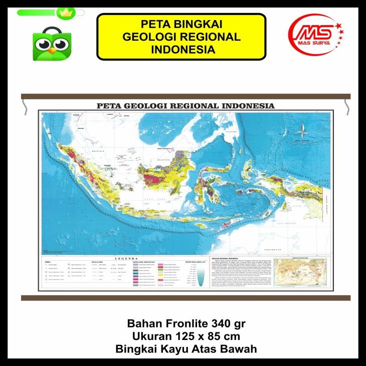 Jual PETA GEOLOGI REGIONAL INDONESIA KODE 282 | Shopee Indonesia
