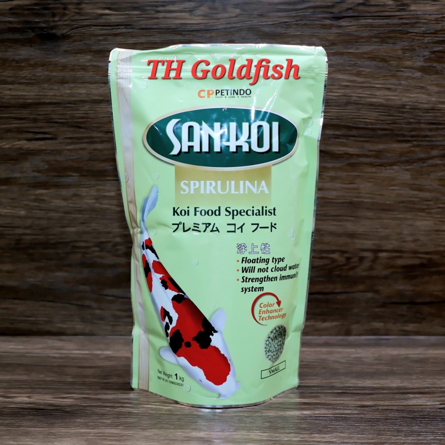Jual SANKOI SAN KOI Spirulina Medium 1 kg Makanan Pelet Ikan Koi ...