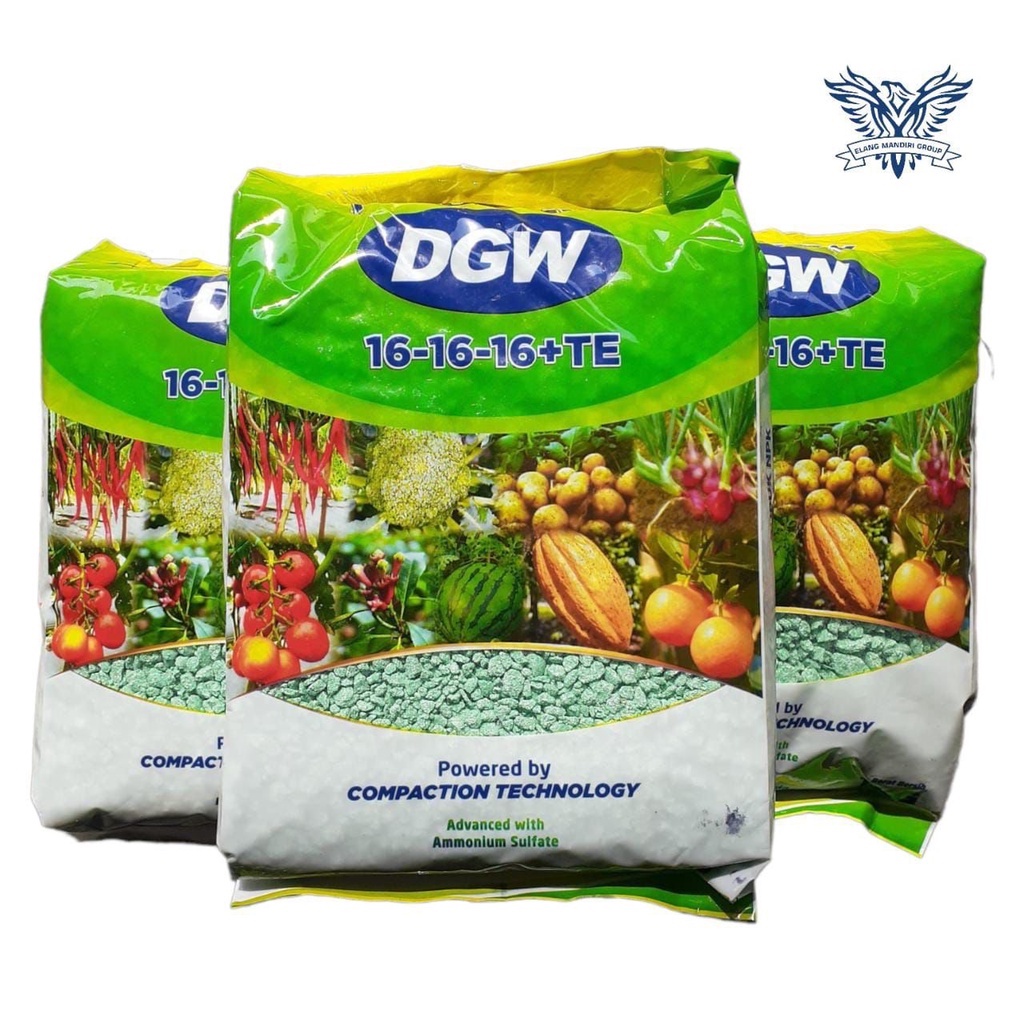 DGW 16-16-16+TE 1 Kg Pupuk NPK Majemuk Meningkatkan Pertumbuhan Tanaman DGW Mutiara