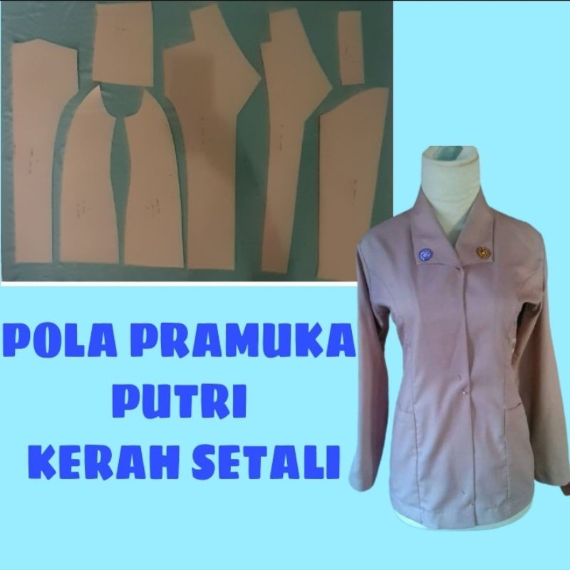 Jual pola pramuka putri kerah setali SMA dan SMP | Shopee Indonesia