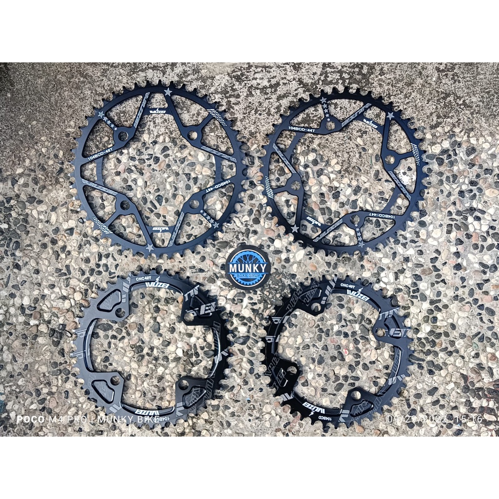 Pédalier Plateau 110 BCD Rond étroit 42T-58T En Acier - Neuf Avec Boulons, Pour Tout Type De Vélo