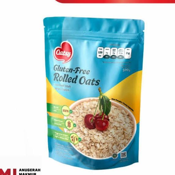 Jual Oatsy Gluten Free - Rolled Oats - Instant Oatmeal 500 Gram ...