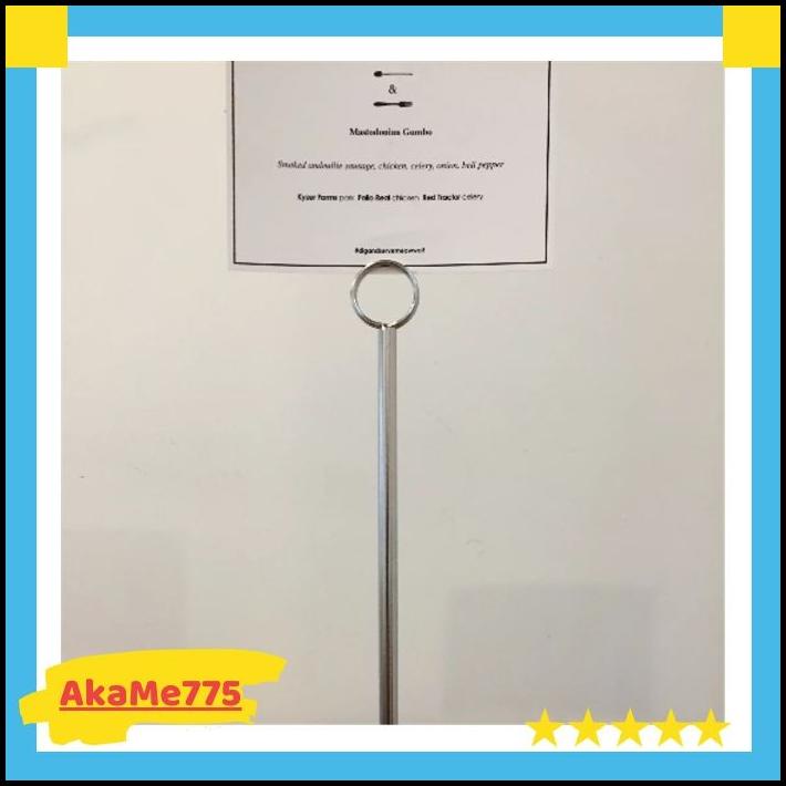 Jual Table Number Holder Menu Stand Nomor Meja Penanda Menu Pesta ...