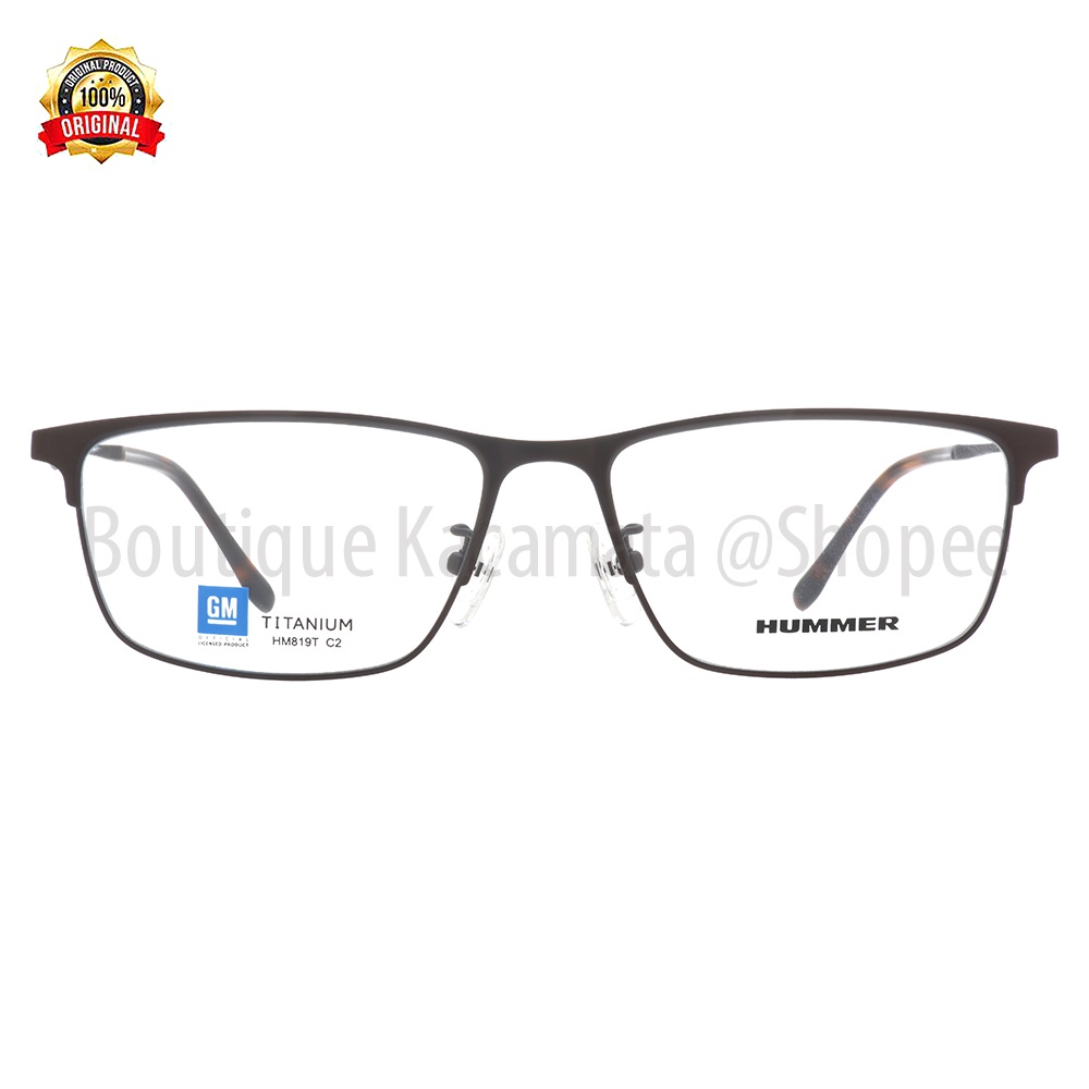 Jual Frame Kacamata Hummer Original Titanium HM819T-C2 | Shopee Indonesia