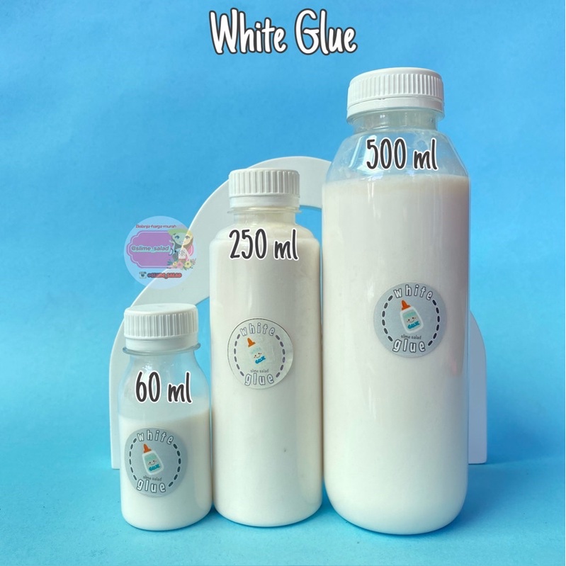 Jual White Glue Slime | Lem Putih Slime | Slime Salad | Shopee Indonesia