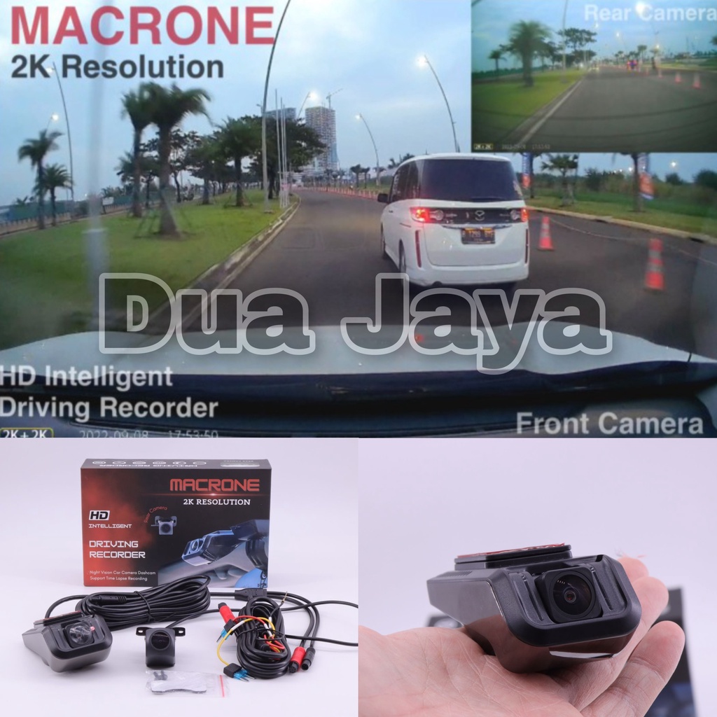 Jual MACRONE DASHCAM CAMERA 2K QUALITY WITH NIGHT VISION & TIMELAPSE ...
