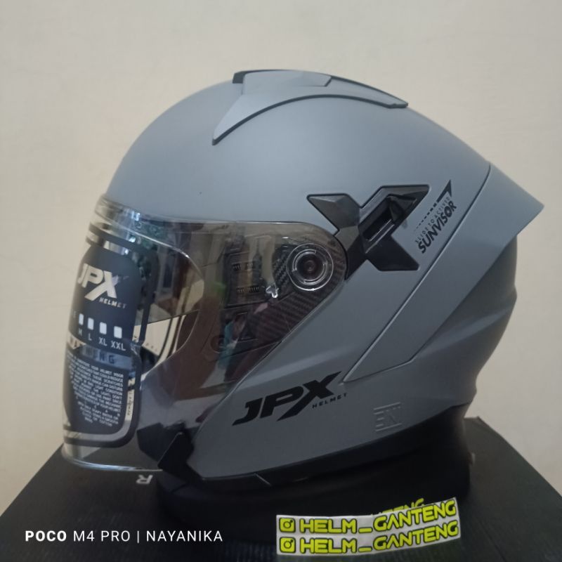 Jual HELM HALF Face merk JPX NOVAX JPX HALF FACE NOVA X Shopee Indonesia