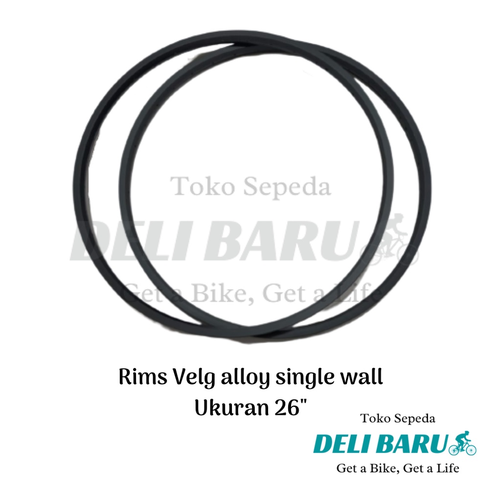 Llanta De Aluminio De 26 Pulgadas 67 Mm En Negro, Doble Pared | DW2667bk
