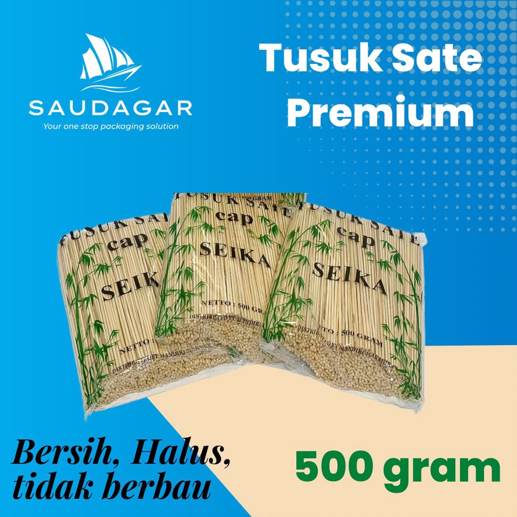 Jual Tusuk Sate Bambu Premium 500 Gram Shopee Indonesia