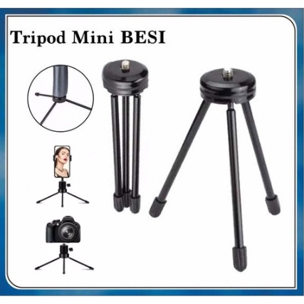 Jual TRIPOD MINI BESI Portabel Camera DSLR + Holder U TRIPOD MINI BESI ...