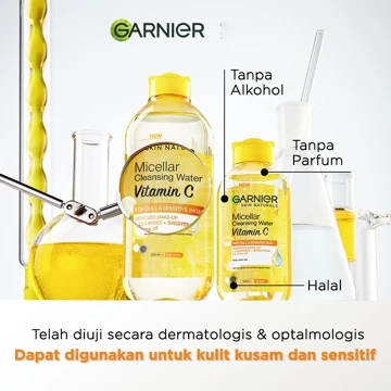 Garnier Micellar Water Vitamin C Kuning 400ml