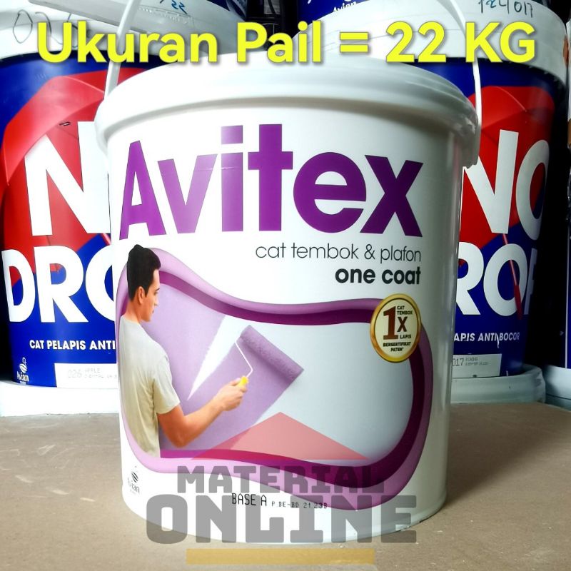 Jual Avitex One Coat Cat Tembok Dan Plafon Grc Gipsum Gypsum Warna 1x Lapis Pail Pel Avia Avian 9079