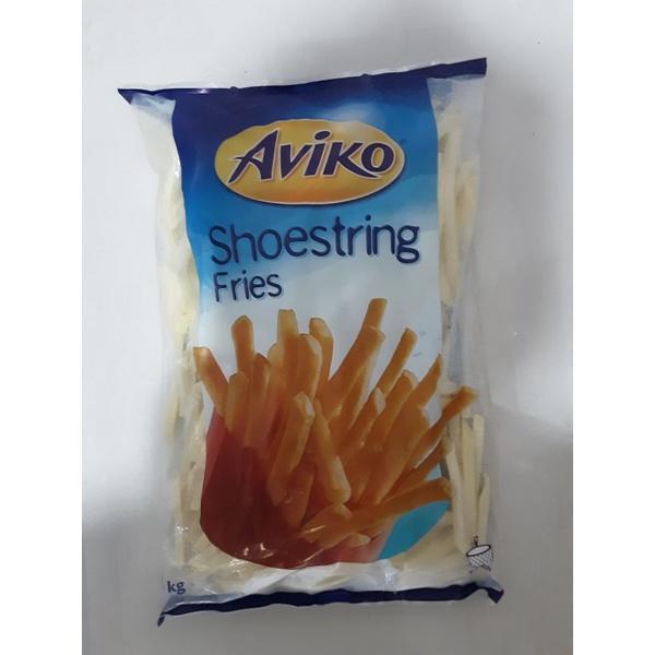 Jual Aviko Shoestring Premium Kg Kentang Beku Iris Kecil Shopee