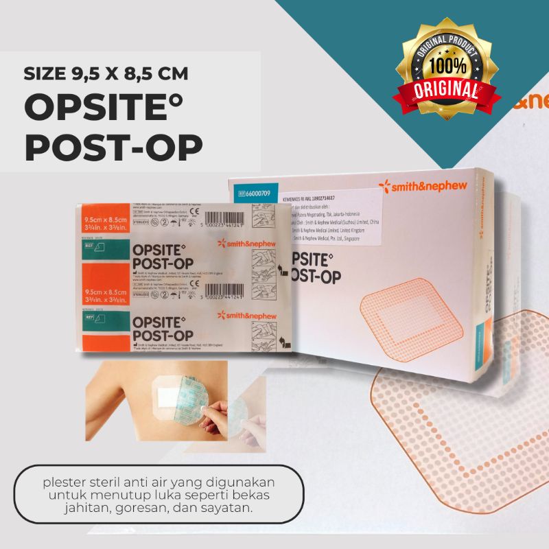 Jual OPSITE POST-OP 9,5 x 8,5 cm Plester Luka Tahan Air | Shopee Indonesia