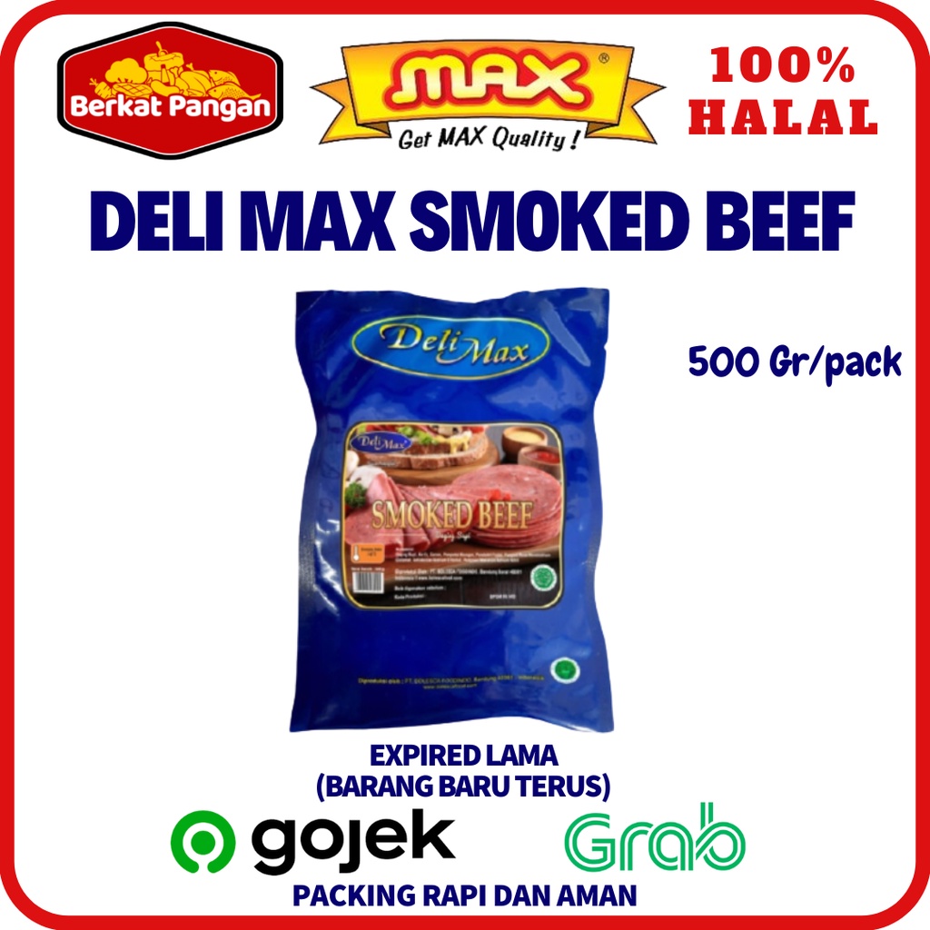 Jual Delimax Smoked Beef Gr Gr Deli Max Shopee Indonesia