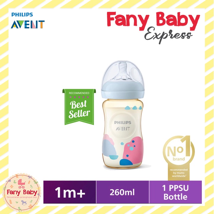 Jual PHILIPS AVENT NATURAL PPSU BOTTLE 1M+ 260ML SCF582/10
