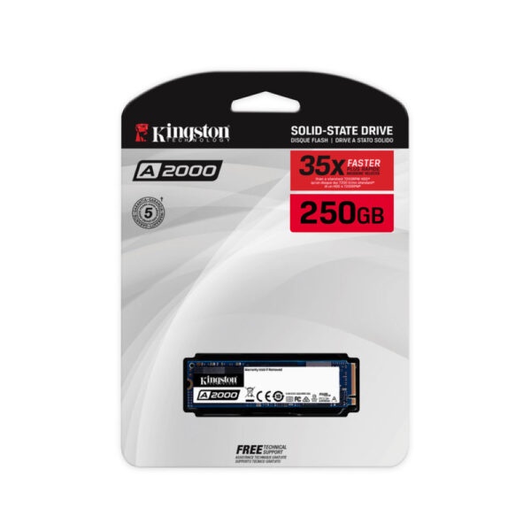 SSD Kingston M2 NVME A2000 Internal 250GB NV1 256 NV1 512GB