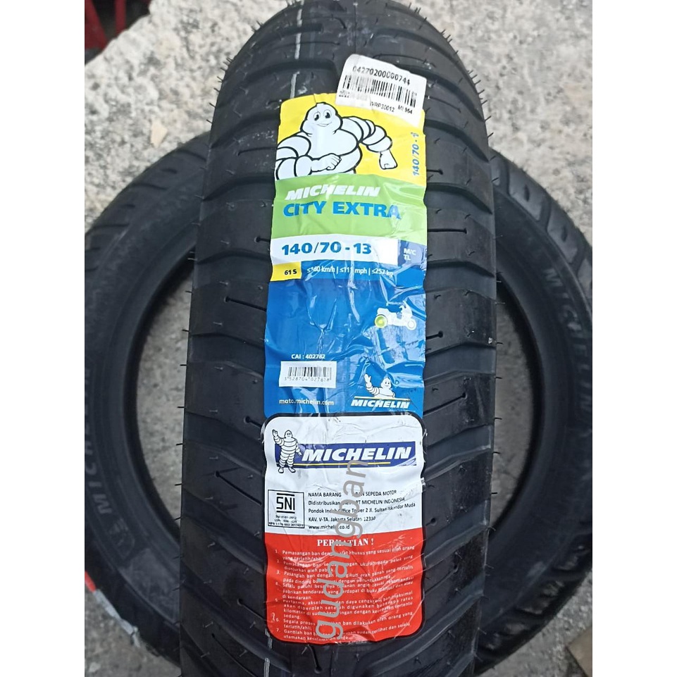 Jual Michelin City Extra 140 70 13 Tubeless Ban Luar Motor NMAX