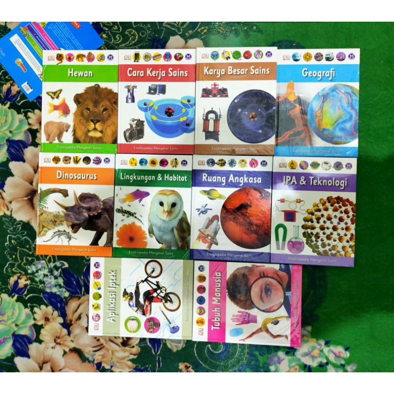 Jual ORIGINAL BUKU ENSIKLOPEDIA MENGENAL SAINS RUANG ANGKASA DINOSAURUS