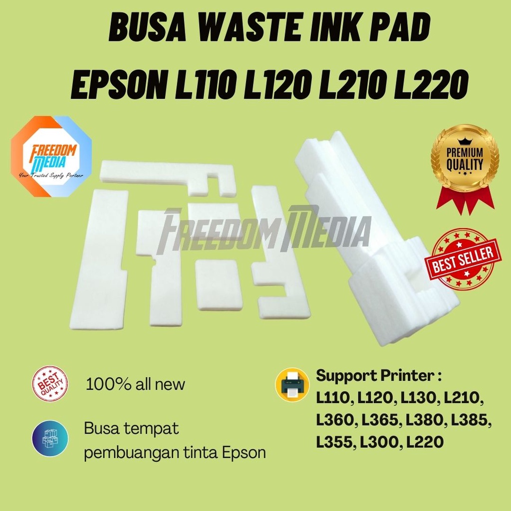 Jual Busa Inkpad Ink Pad Pembuangan Tinta Epson L110 L120 L210 L300 L360 Shopee Indonesia 0198