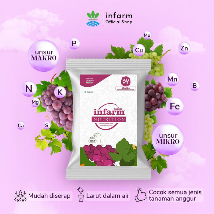 Jual INFARM - Nutrisi AB Mix Anggur Pupuk Konvensional Tanah Dan ...