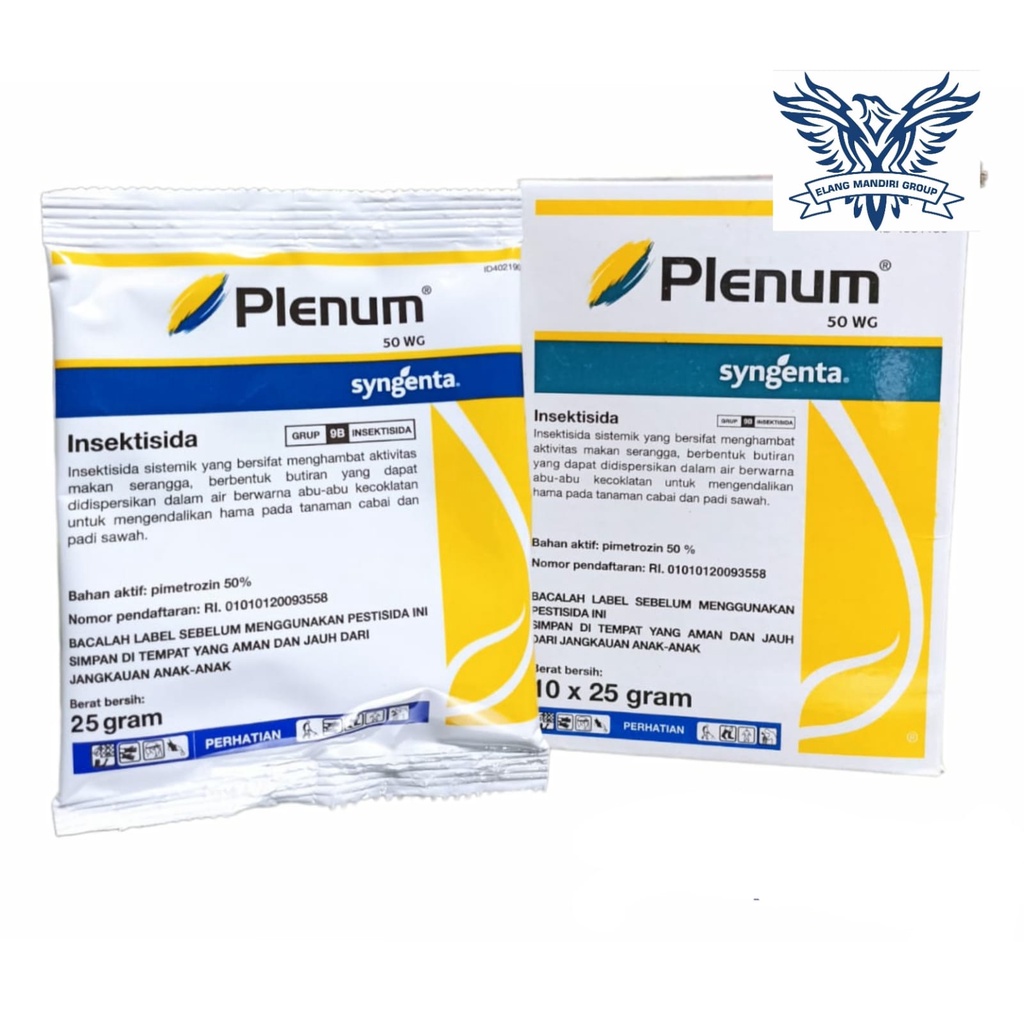 Jual Insektisida Plenum 50 WG 25gr Bahan Aktif Pymetrozine 50% Original ...