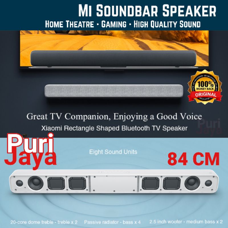 Jual Mi Soundbar Speaker 33 Inch Wired Wireless Home Theater Bluetooth