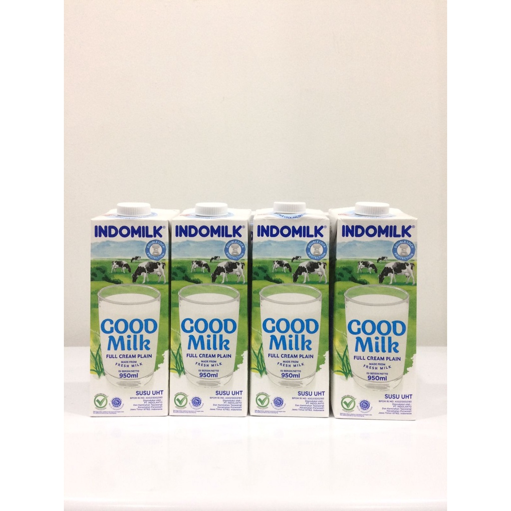 Jual Indomilk Good Milk Susu Fullcream 950ml Shopee Indonesia 2277