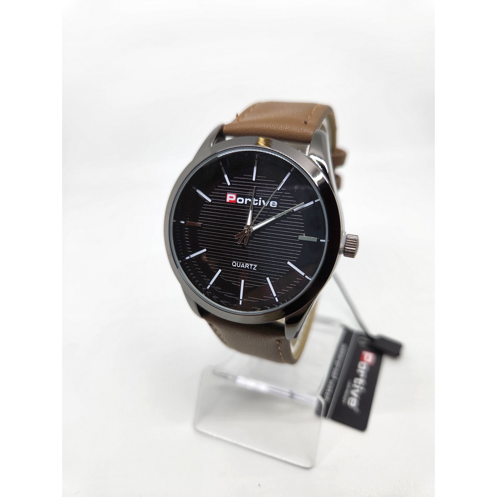 [DK] Jam tangan pria PORTIVE kulit sport anti air high quality P1178 P1180