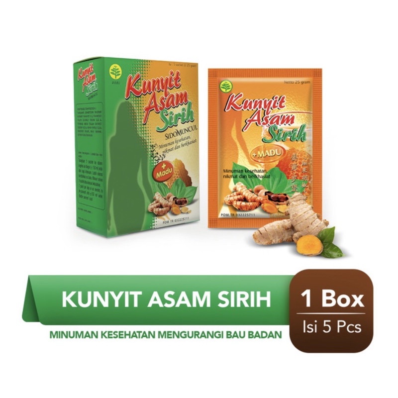 Jual Kunyit Asam Sirih Sidomuncul 5 Sachet Mengurangi Nyeri Haid Shopee Indonesia 5478