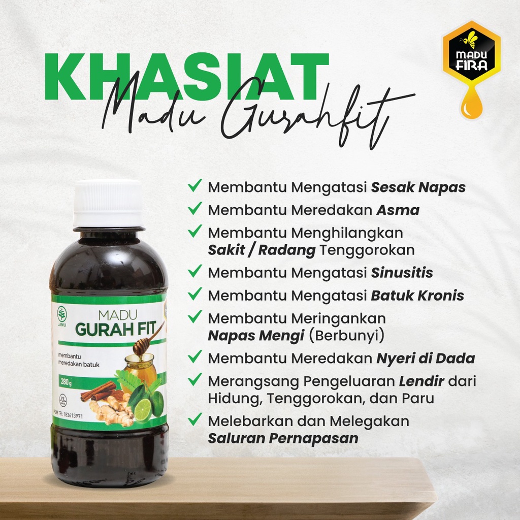 Jual Madu GURAH FIT Mengatasi Bronkitis, Sinusitis, Radang Tenggorokan ...