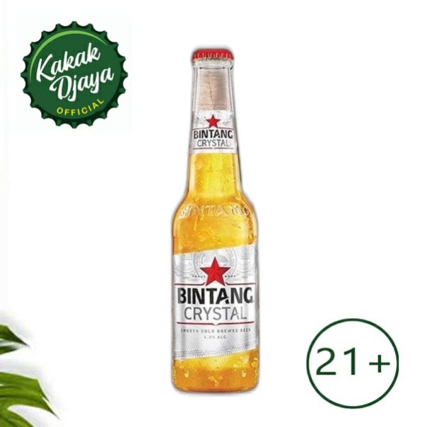 Jual Bir Bintang Crystal 320 Ml Bottle Beer Bintang Crystal 320ml Botol ...